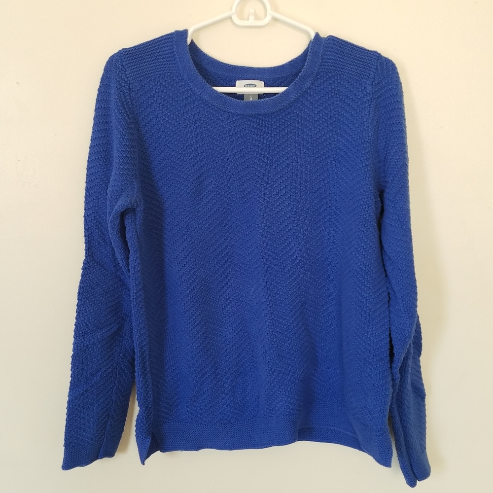 Blue knit sweater from Old Navy